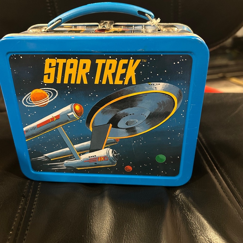 Star Trek Mini Blue Lunch Box